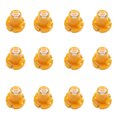 thumbnail image 1 of Unique Bargains 12pcs 12V T4.2 2-3014-SMD Yellow LED Car Interior Dashboard Panel Light Bulb, 1 of 5
