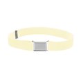 thumbnail image 3 of 1 Set Simple Design Kids Elastic Belt Boys Adjustable Buckle Stretch Waistband Reusable Washable Jeans Clothing Accessories Light Yellow, 3 of 8