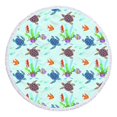 thumbnail image 1 of Colorful Round Beach Towel - Sandproof & Quick Dry Microfiber Blanket for Pool, Yoga, Picnics, and Travel, 1 of 8