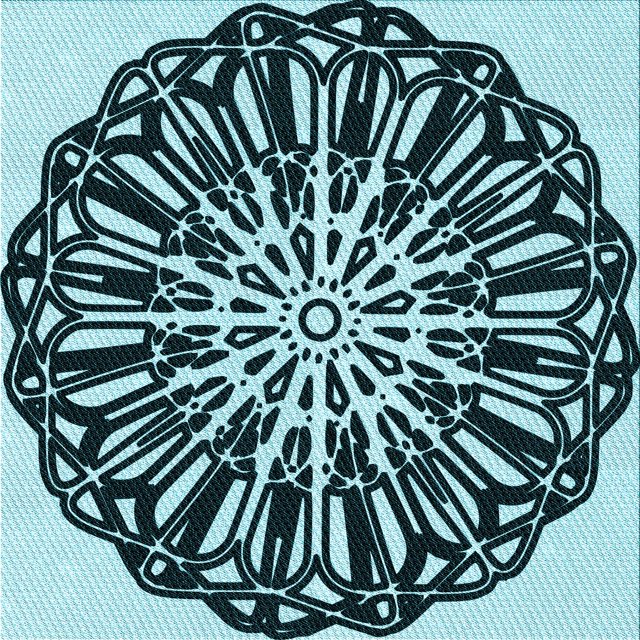 Ahgly Company Tapis d'Intérieur Lavable en Machine Carré Transitionnel Vert Sarcelle Profond, 6 Pieds Carré