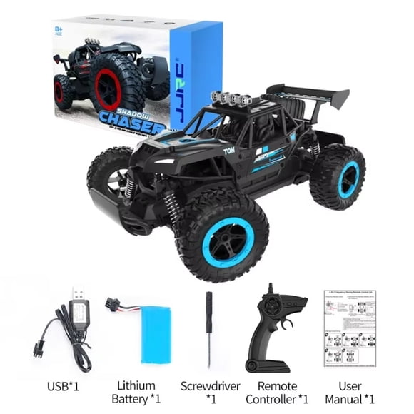 AIGIA Remote Control Car 1:16 Remote Control Truck High Speed 25 km/h All Terrain Off-Road RC Car 2.4Ghz Monster Truck for Kids Adults