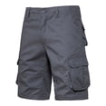 thumbnail image 1 of Sentmoon Mens Cargo Shorts High Waist Beach Shorts Loose Solid Color Button 2025 Summer Gym Shorts Multi Pocket Man Comfy for Sports Running Dark Gray 30, 1 of 5