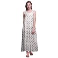 thumbnail image 1 of Bimba Robe de Nuit en Rayonne pour Femmes Maxi Imprimée Tenue de Sommeil Robe de Nuit-TP, 1 of 5