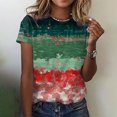 thumbnail image 2 of Pompotops Blouse Décontractée Ample pour Femme, Mode, Imprimée, Col Rond, T-Shirt, Chemises, Blouse, T-Shirt Imprimé, Liquidation, 2 of 5