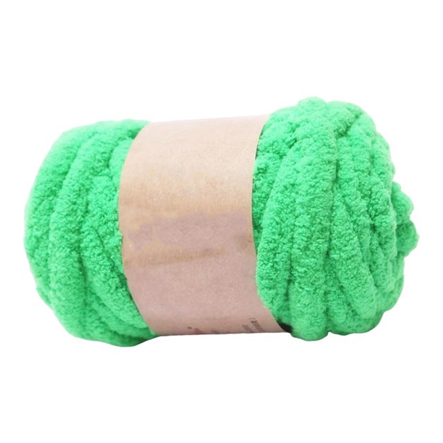 GUOOL Chunky Wool Yarn Hand Knitting Soft Giant Wool Yarn Threads Bulky Yarn for Throw green