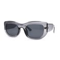 thumbnail image 1 of Mod Lunettes de Soleil pour Femmes à Grand Oeil de Chat Carrées Noir Ardoise, 1 of 4