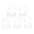 thumbnail image 1 of 20PC Large Size Bookmark Flower Page Clips Bookmarks Children Handmade DIY Transparent Flower Page Glass Bottle Wishing Bottle Sticker, 1 of 9