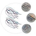 thumbnail image 2 of LNGOOR 48 Pcs  Elastic Band Stretchy Elastic Strap Fixing Spring Band Wrap Band for Daily Planner, 2 of 8