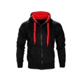 thumbnail image 1 of UKAP Mens Hoodies Long Sleeve Tracksuit Set Color Block Sweatsuit Athletic Gym Jogger Sets Style-A M, 1 of 2