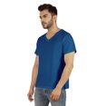 thumbnail image 2 of Inkmeso T-Shirt de Base à Col en V pour Homme, Manches Courtes, Uni, Coupe Régulière, en Coton, 2 of 7