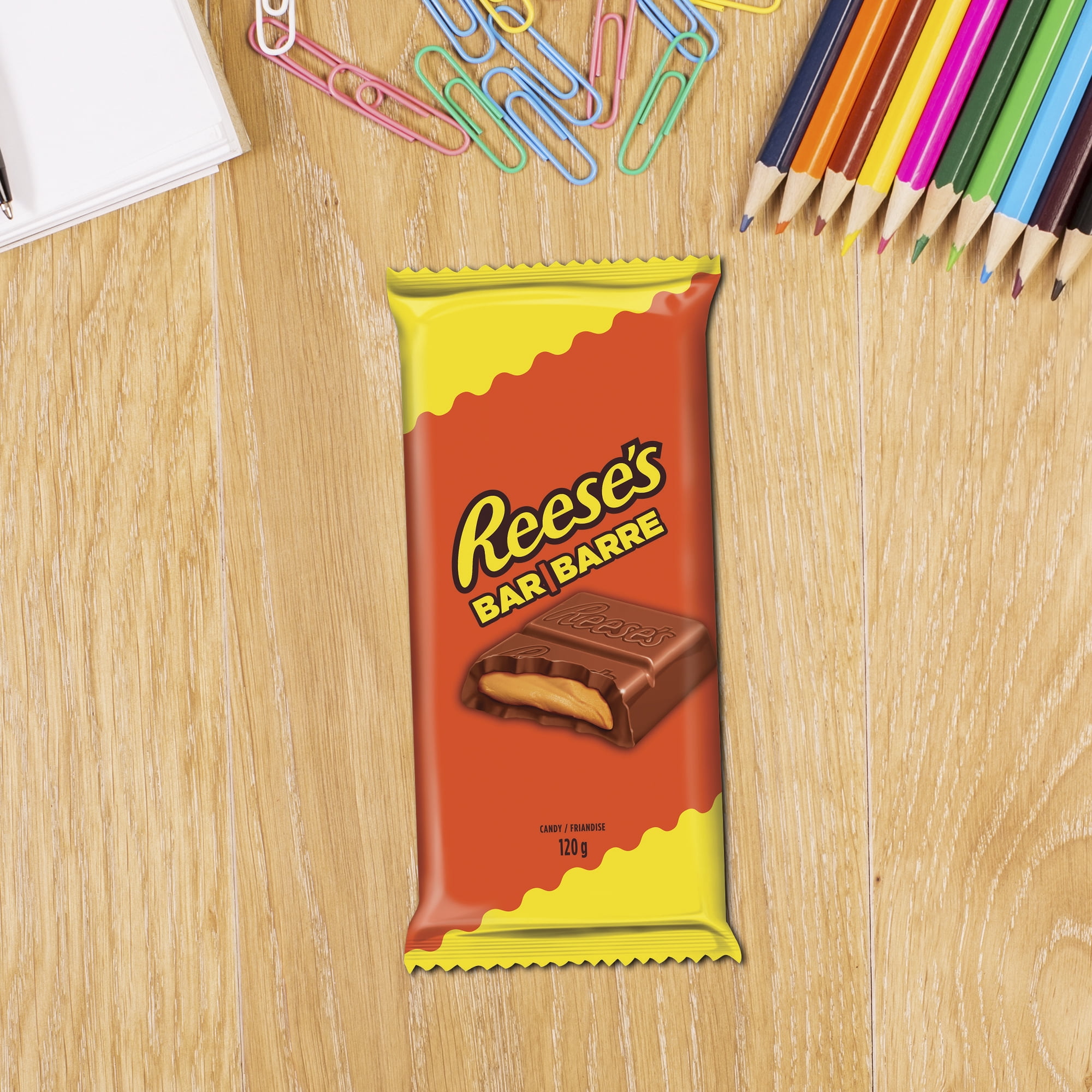 REESE'S Family Size Candy Bar, Great for sharing- Stock up now, 120g