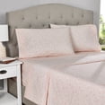 thumbnail image 2 of Mainstays 4-Piece 300 Thread Count Floral- CVC Cotton Blend Bed Sheet Set, King (Adult), 2 of 6