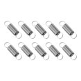 thumbnail image 1 of Uxcell Extension Spring, 10pcs Wire Diameter 0.02", OD 0.16", Free Length 0.6", Silver, 1 of 7
