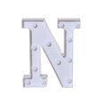 thumbnail image 3 of Daisyyozoid Lettres Lumineuses à DEL Alphabet Debout Suspendues N, 3 of 3