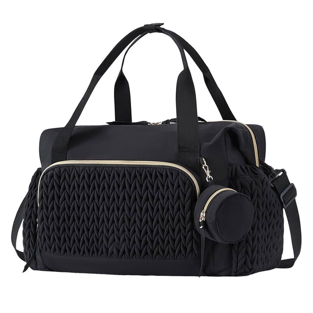Multifunctional Maternity Travel Tote Bag with Large Capacity for Baby Changing and Beach Outings