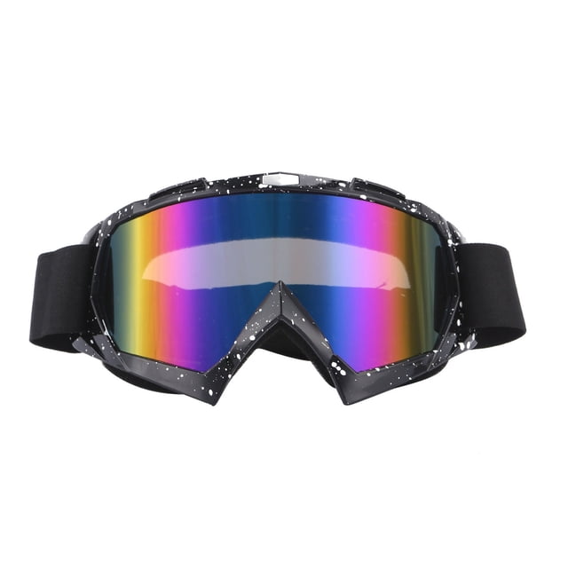WIFKLSIIPG Motorcycle Goggles Windproof Dirt Bike ATV Racing Goggles with Ski Goggles and Glasses Included