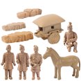 thumbnail image 2 of Lot de 3 Mini Terracotta Warriors PVC Décoration Cadeau pour Enfants Décoration Maison, 2 of 9