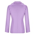thumbnail image 4 of CEHVOM Hauts à Manches Longues Fins pour Femmes Blouse Chemise Modèles de Printemps Petit Costume Uni Liquidation, 4 of 5