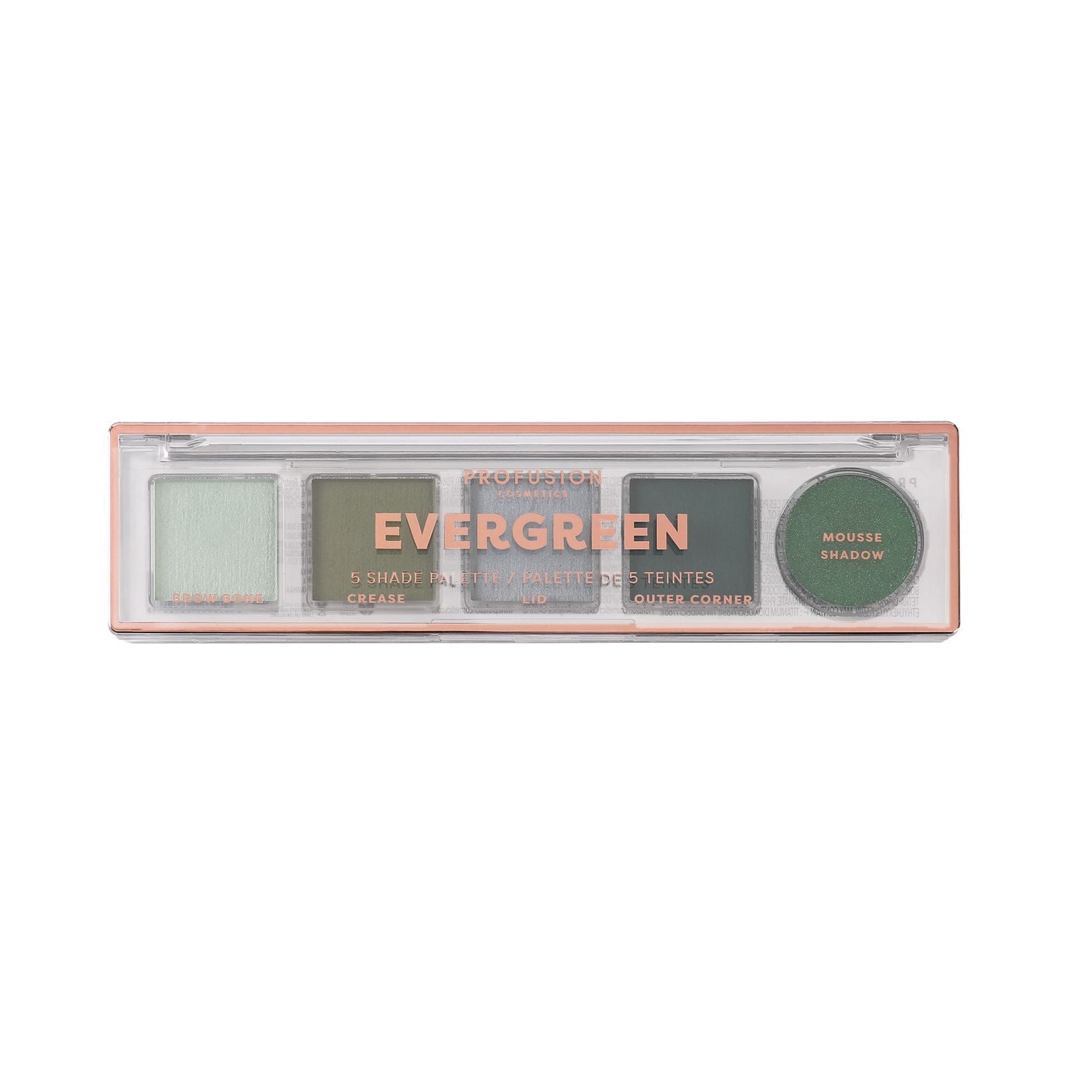Profusion Cosmetics | Evergreen 5 Shade Eyeshadow Palette