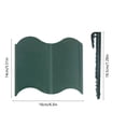 thumbnail image 3 of Nsxcdh Garden Edging Board Set 10pc Plastic Green White Black 6.3x5.5in Modular Easy Install Lawn Flowerbed Border Home Pretty Garden Hose Final Markdowns, 3 of 6