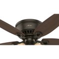 thumbnail image 3 of Hunter Builder Low Profile 52" Indoor Ceiling Fan with Light Kit, New Bronze, 3 of 9