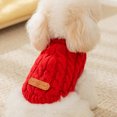 thumbnail image 3 of Stylish Knitted Pet Apparel Vest Jacket Coat For Small Medium Large Breed Cats And Dogs, 3 of 4