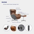 thumbnail image 3 of Nouhaus Heated Classic Massage Chair Full Body and Spot Massaging Recliner with Ottoman, Bluetooth Speaker, in-Chair Charger., 3 of 5