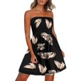 thumbnail image 1 of Ketyyh-chn99 Robes d'Été pour Femmes Robe Soleil Robe Extensible Robe Droite Unie pour Vacances Robe à Enfiler Robe de Plage Brun,TG, 1 of 5