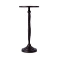 thumbnail image 3 of Butler Specialty Company Landon Outdoor Round Metal Pedestal Side Table - Bronze, 3 of 6