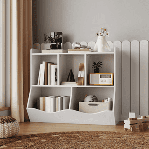 Bibliothèque et bibliothèque pour enfants Rangement multi étagère avec armoire d'organisateur de cubby, étagère pour jouets pour enfants, pour salle de jeux, salon, crèche, maternelle