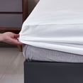 thumbnail image 5 of Maplenight King Size Fitted Sheet, Cooling Bed Sheets for Hot Sleepers, Waterproof Mattress Protector Cover - Breathable, Machine Washable, Quick-Drying Polyester TPU White, 5 of 5