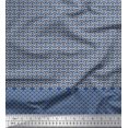 thumbnail image 1 of Soimoi Rayon Fabric Artistic Floral & Scale Geometric Decor Fabric Printed Yard 42 Inch Wide, 1 of 1