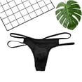 thumbnail image 1 of Fridja Hommes Décontracté Uni Charmant Respirant Taille Basse String sous-Vêtements Caleçons Courts Pantalons Léger Pochette Caleçons Courts Paquet, 1 of 5