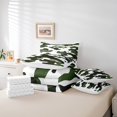 thumbnail image 4 of Ensemble de Lit Complet Camouflage avec Draps 7 Pcs Vert Armée Ensemble de Couette Camouflage Ensemble de Literie Camouflage Abstrait pour Enfants Garçons Adultes Ensemble de Lit Réversible, 4 of 5