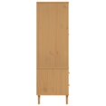 thumbnail image 5 of vidaXL Wardrobe SENJA Rattan Look Brown 90x55x175 cm Solid Wood Pine, 5 of 5