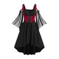 thumbnail image 4 of DuoJiaJ Robe Gothique Médiévale Élégante pour Fête et Cosplay Performance sur Scène, 4 of 4
