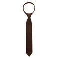thumbnail image 4 of Cravate Tricotée Formelle pour Homme, Étroite, Décontractée, Mince, Moulante, Tissée, Brun, 4 of 6