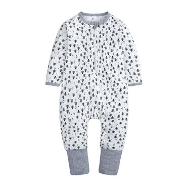 Barboteuse à Manches Longues pour Bébés Garçons et Filles, Tenue de Dessin Animé