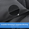 thumbnail image 3 of All Season Queen Size Comforter Set 3 PCs, Premium 350GSM Soft Quilted Down Alternative Comforter+2 Pillow Shams with Corner Tabs-Machine Washable Da, 3 of 6