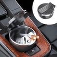 thumbnail image 1 of Cendrier Compact avec Couvercle Porte-Odeurs Porte-Gobelet en ABS pour Rangement de Véhicule, 1 of 3