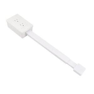 Adaptateur de prise tournante, Expandeur de socket de puissance, 3 Plongez la bande d'alimentation des sorties électriques, 22 à 34 Extension de pouce avec 180 Base tournante de degré