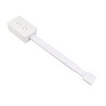 Expandeur de sortie électrique, 3 Prong Power Socket Expander, la bande de puissance des sorties électriques avec 180 Base tournante de degré, prolongements 22 à 34 1 cm