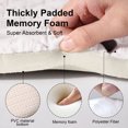 thumbnail image 4 of TopLLC Bathroom Rugs Bathroom Rugs Bath Mat For Back Of Foot Rubbing Thick Soft And Non-Slip Full Wrap Bath Mats Water Absorbent And Washable Bath Rug For Bathroom Shower bath cushion, 4 of 8
