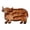 B, variant on Luiuiu Highland Cow Wooden Charcuterie Board, Rustic Farmhouse Serving Board Made from Solid Wood with Compartments for Cheese, Meat, Fruit & Snacks, 11.7x11.8 Inch
