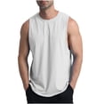thumbnail image 1 of Timegard Haut d'Entraînement pour Femmes Col Rond Couleur Unie Sans Manches Tee-Shirt Basique Respirant, 1 of 6