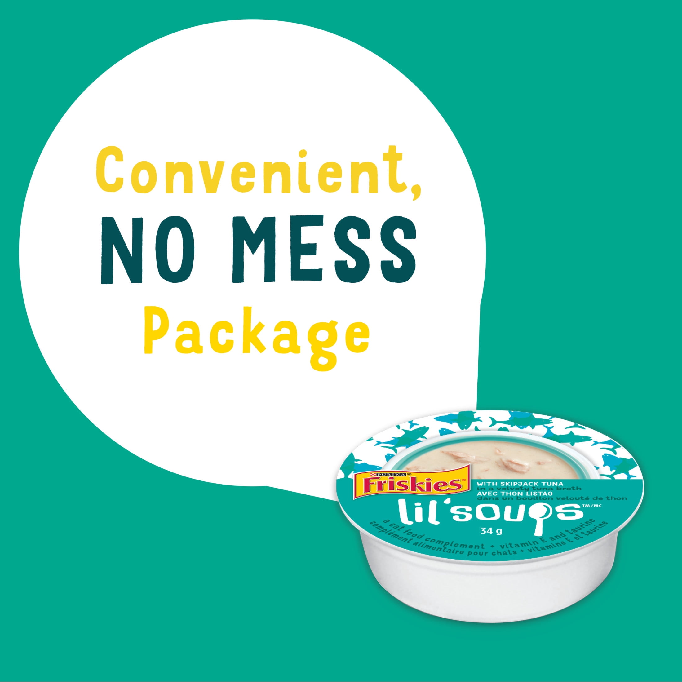 Purina Friskies Lil' Soups Skipjack Tuna, Cat Treats 34g