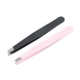 thumbnail image 2 of Eyebrow Tweezers 2Pcs Stainless Steel Eyebrow Facial Hair Removal Tweezers, 2 of 7