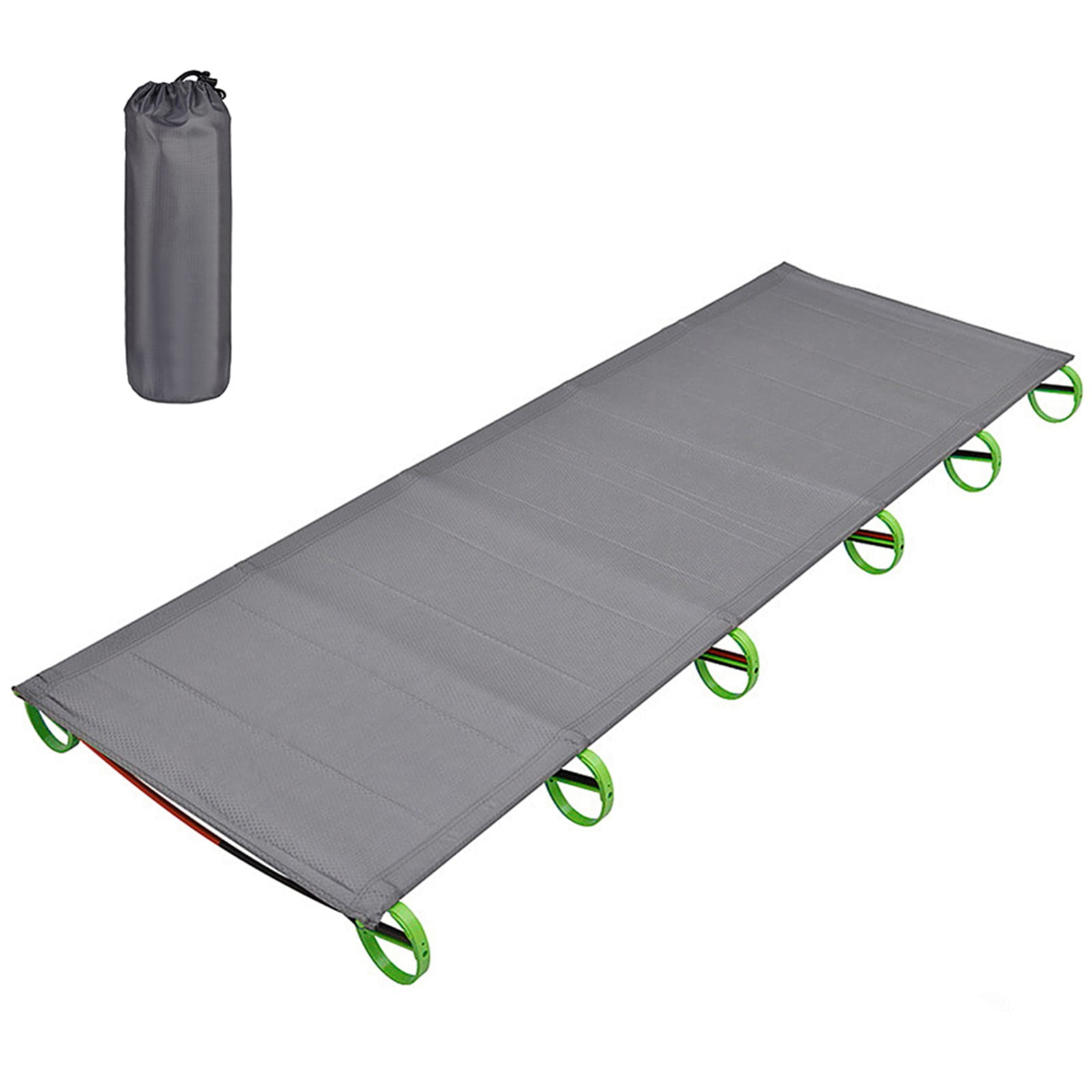 Lit Pliant Ultraléger avec Mâtx de Soutien à Haute Résistance et Tissu Oxford Résistant à l'Usure, Idéal pour le Camping et la Randonnée