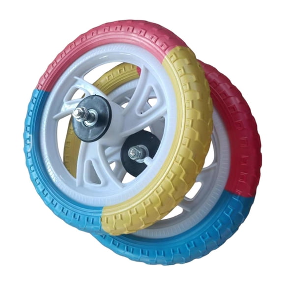 Lipstore 2 Pcs Roues de Draisienne pour Enfants 30 cm Accessoires Légers Moyeu en Nylon A