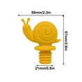 thumbnail image 3 of Yhmxh Gadgets de Cuisine, Maison et Cuisine, Petit Escargot Bouchon de Bouteille de Vin Bouchons Réutilisables Étanches Mignons Décoratifs Bouchon de Bouteille Bouchon de Vin Rouge, 3 of 5